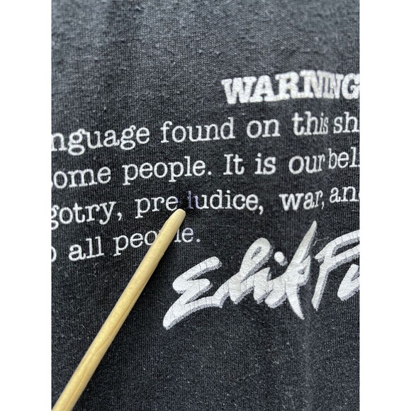 Vintage Elik Pink F*** Hatred Band T Shirt single stitch Screen stars XL - Picture 10 of 10